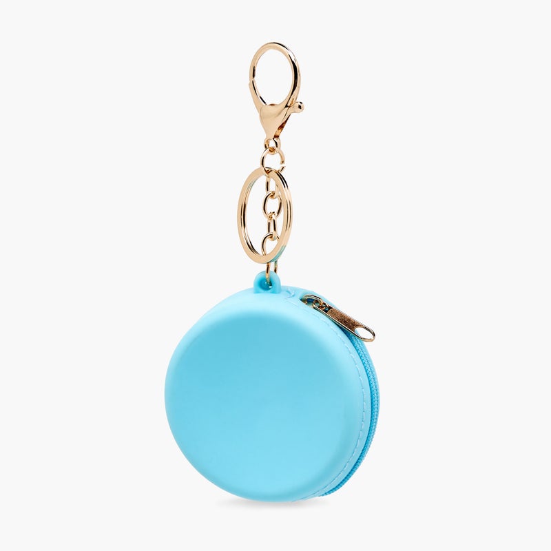 Syloon Blue Pouch Keyring with Lobster Hook for Girls - Image 1